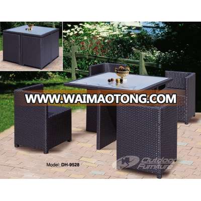 Rattan garden furniture import (DH-9528)